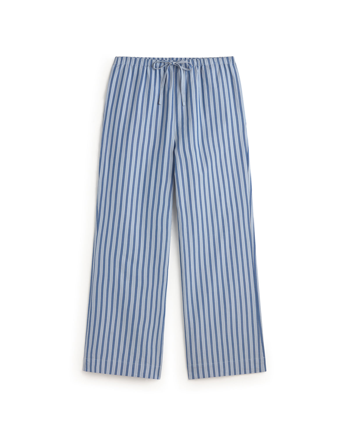 Pantalón relaxed rayas azul Brigitte sostenible silueta - 1