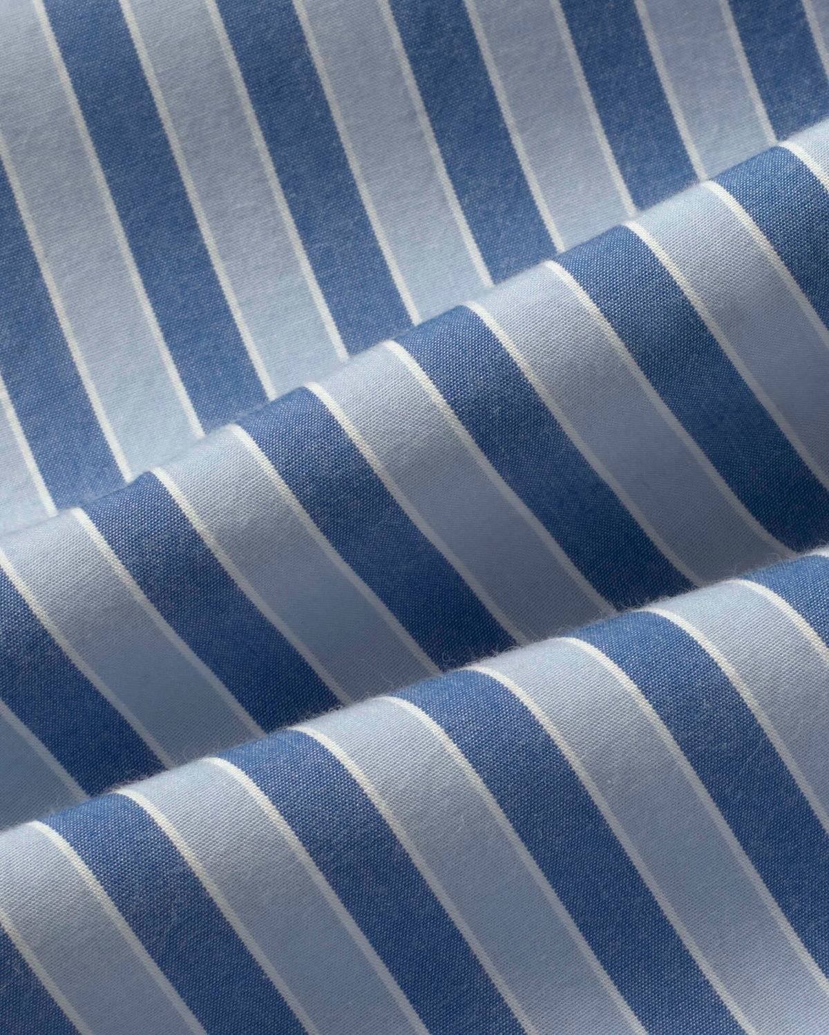 Pantalón relaxed rayas azul Brigitte sostenible silueta - 2