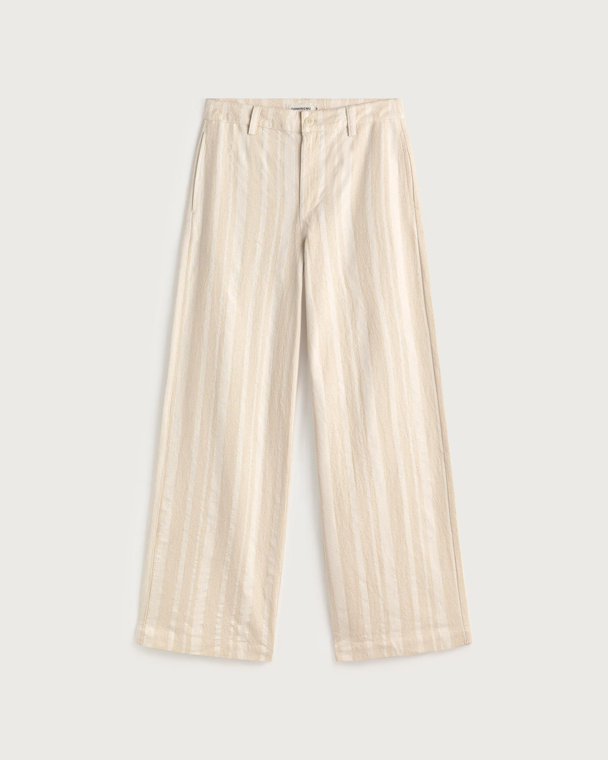 Pantalón recto rayas Serena sostenible silueta - 1