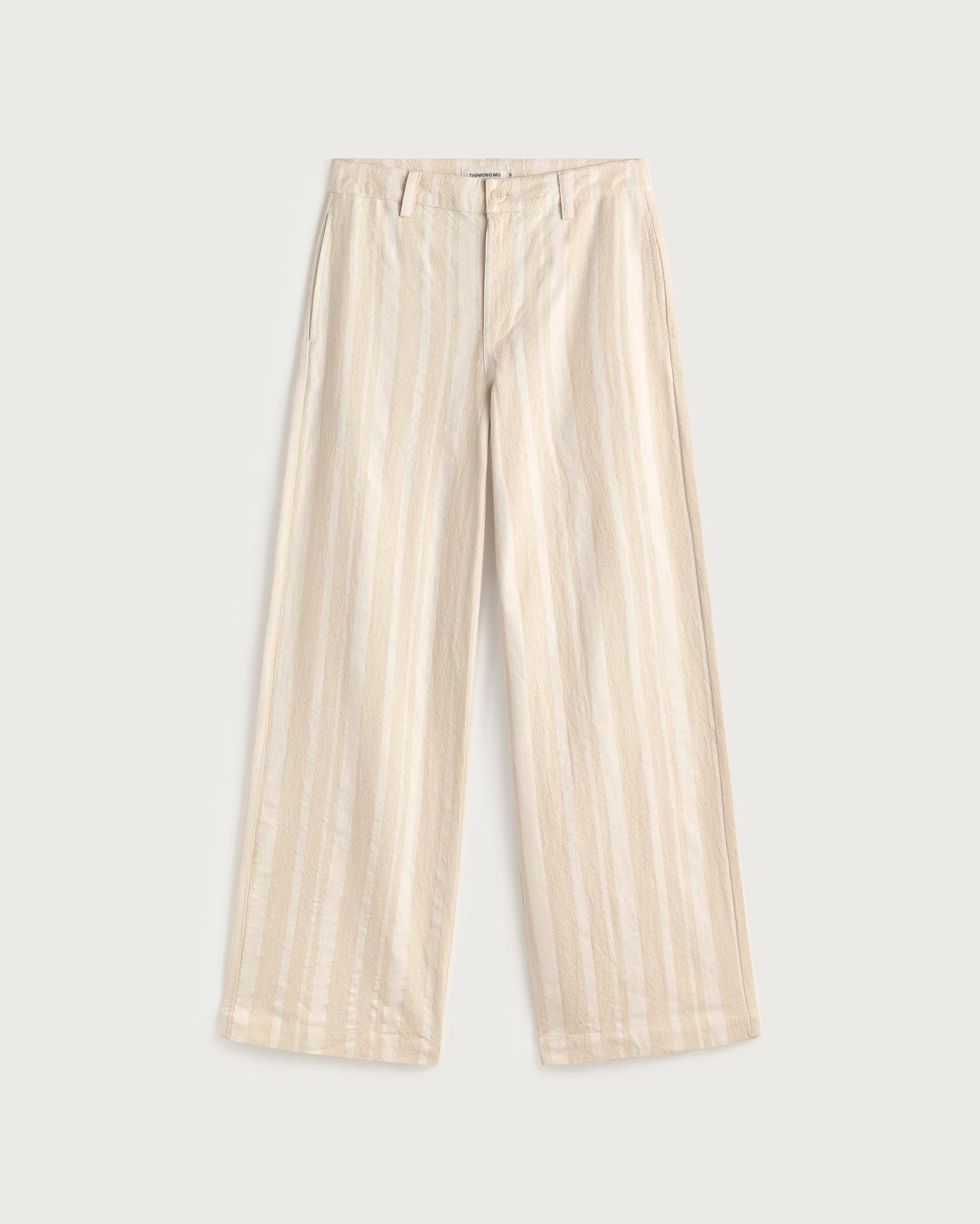 Pantalón recto rayas Serena sostenible silueta - 1