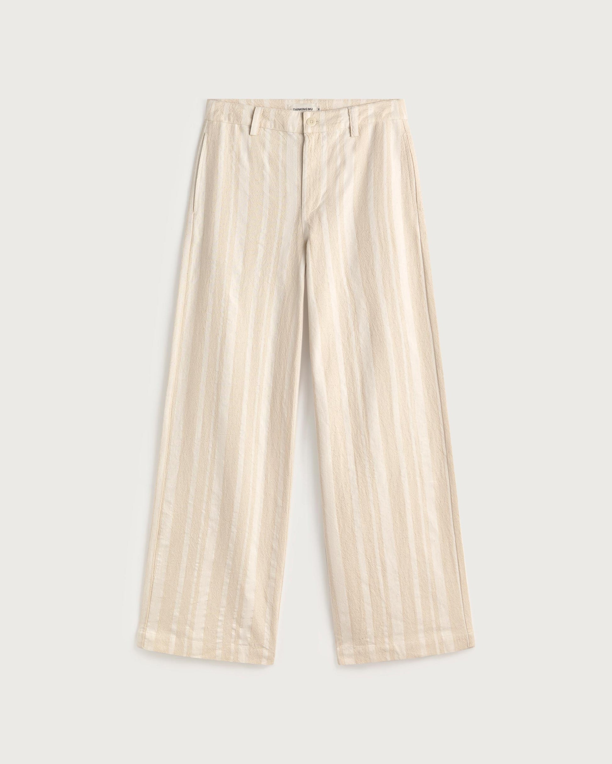 Pantalón recto rayas Serena sostenible silueta - 1