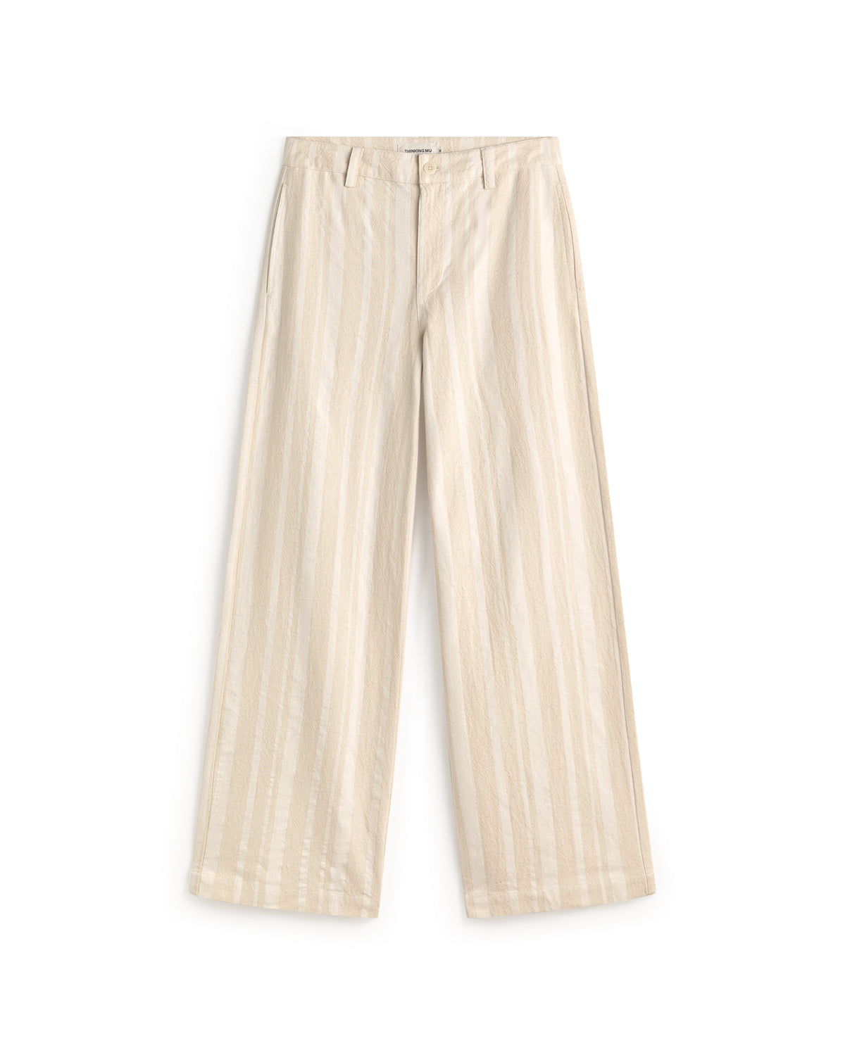 Pantalón recto rayas Serena sostenible silueta - 1