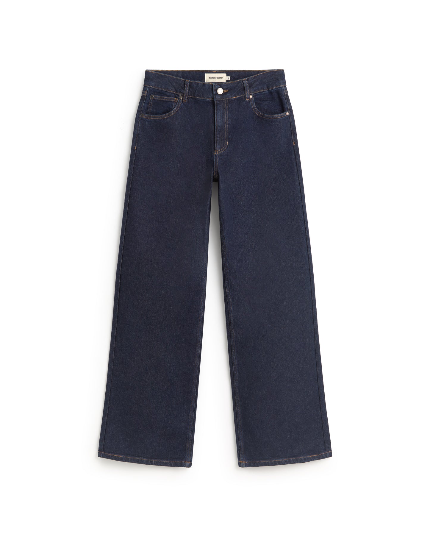 Jeans tiro bajo dark navy Kettan sostenible silueta - 1