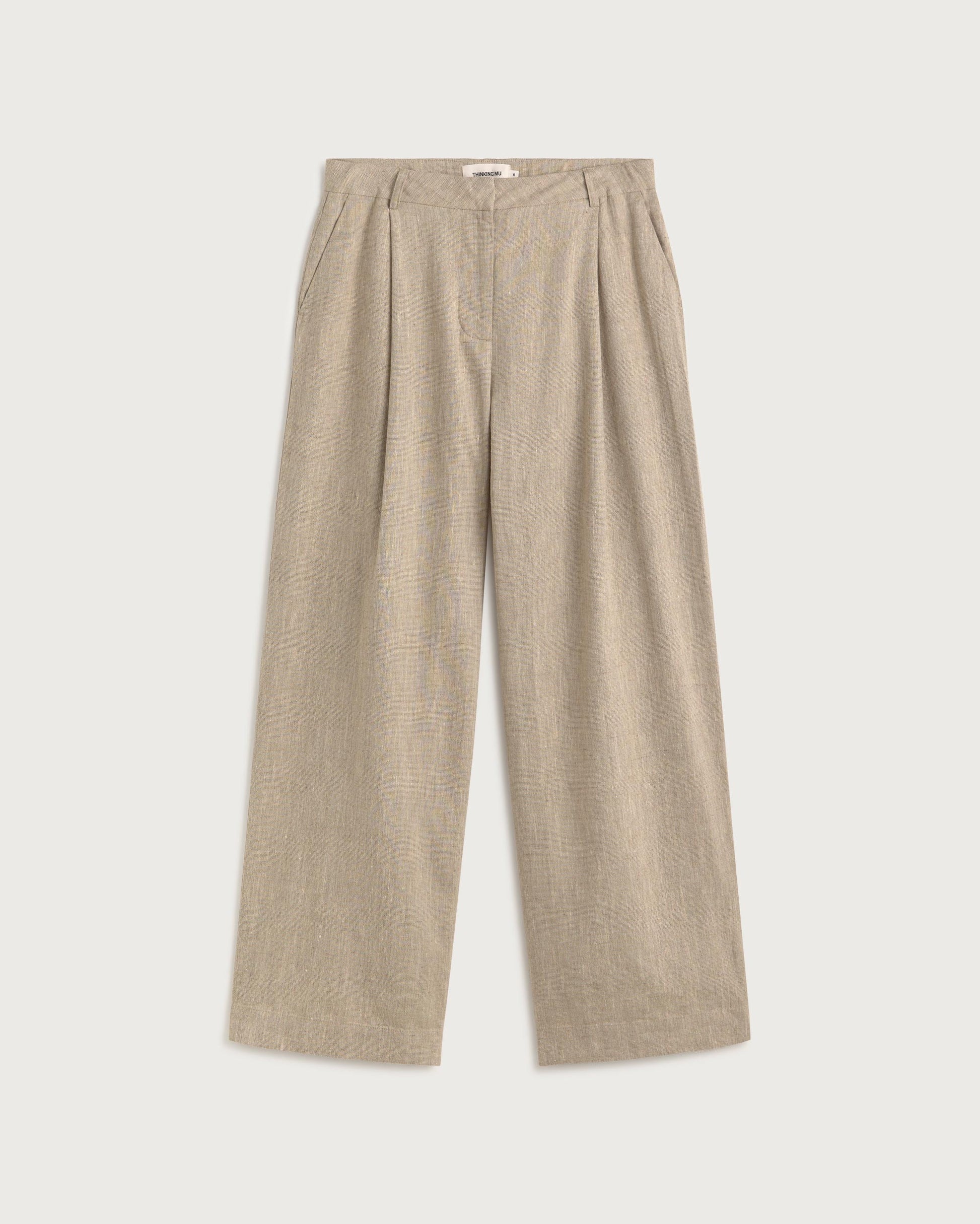 Pantalón wide leg hemp Patti sostenible silueta - 1