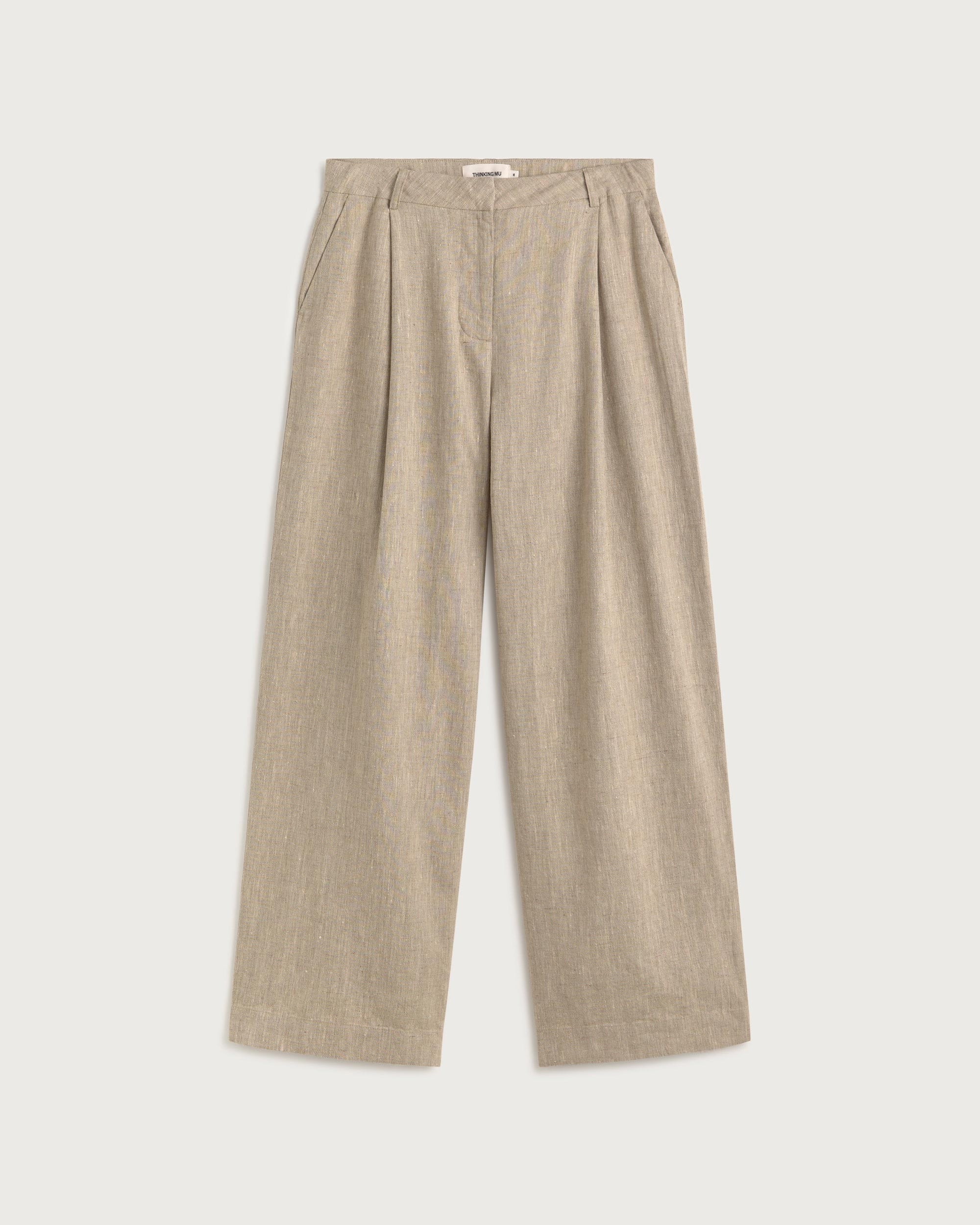 Pantalón wide leg hemp Patti sostenible silueta - 1