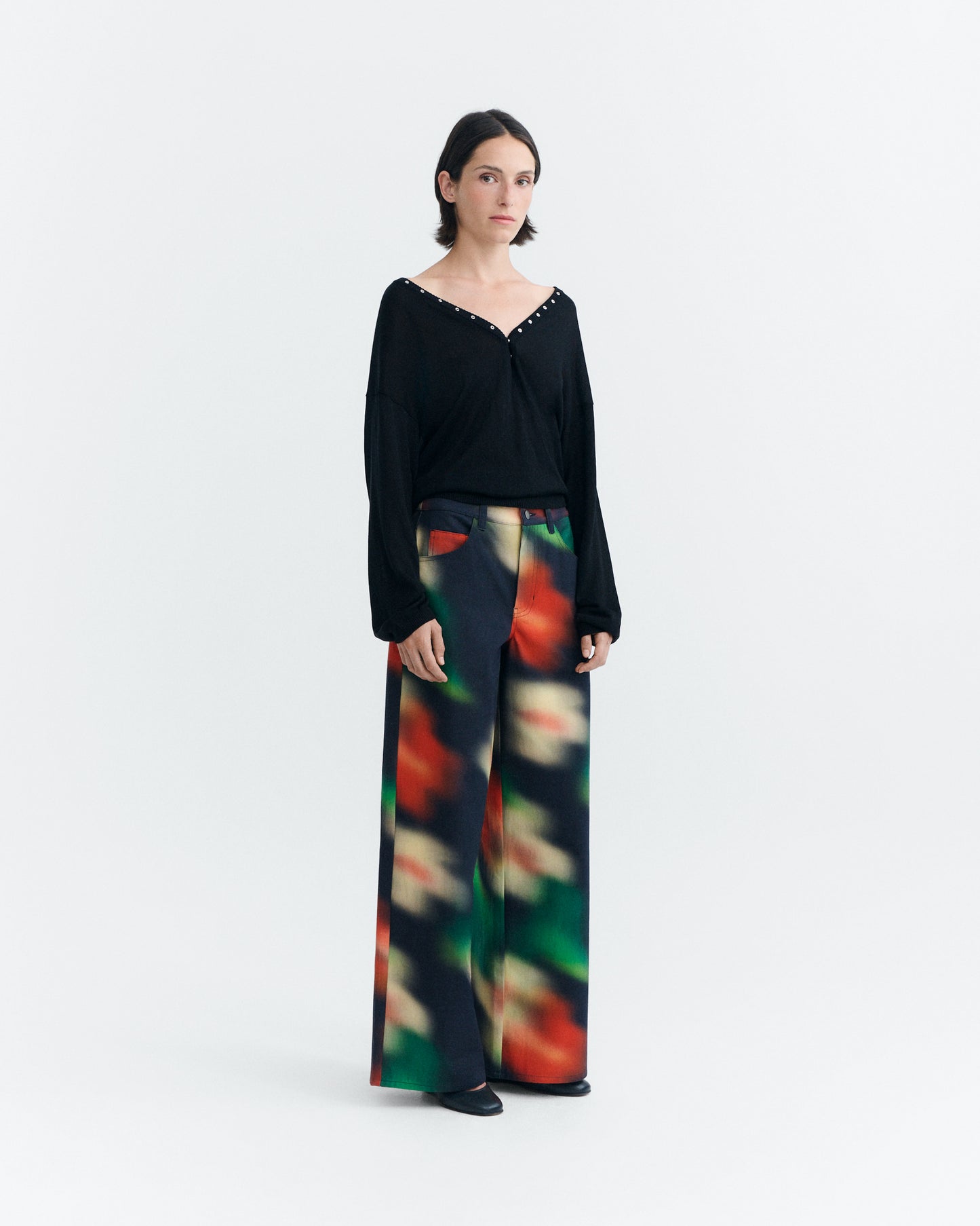 Pantalón wide leg bloom Hedda sostenible - 1
