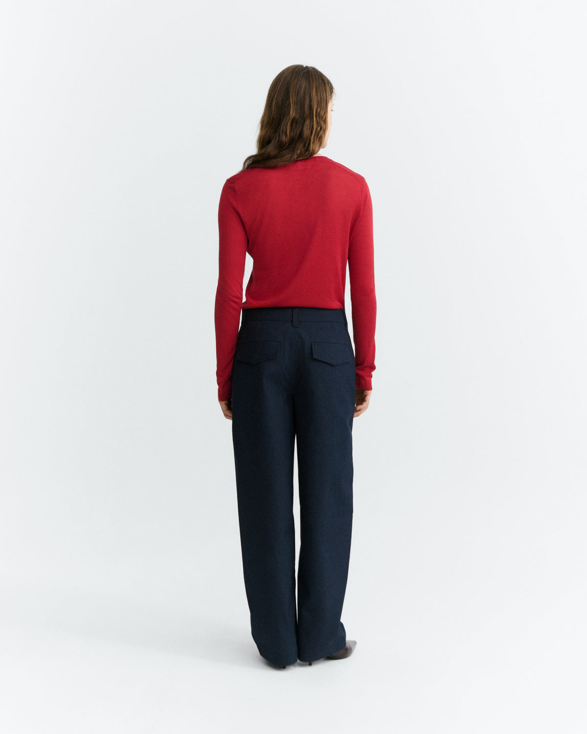 Pantalón barrel navy Marissa sostenible - 5