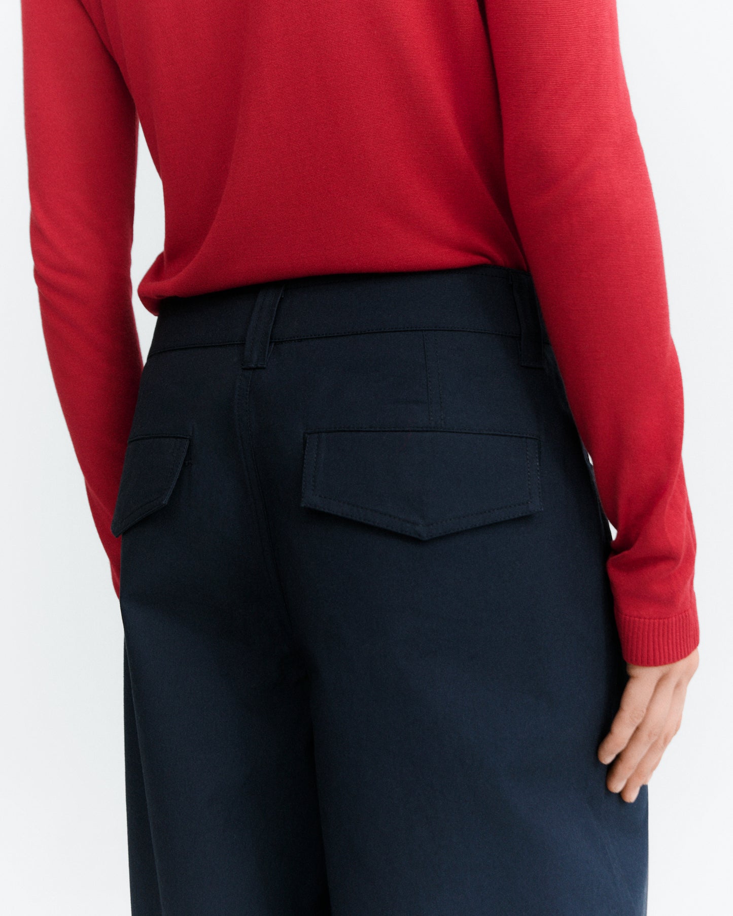 Pantalón barrel navy Marissa sostenible - 6