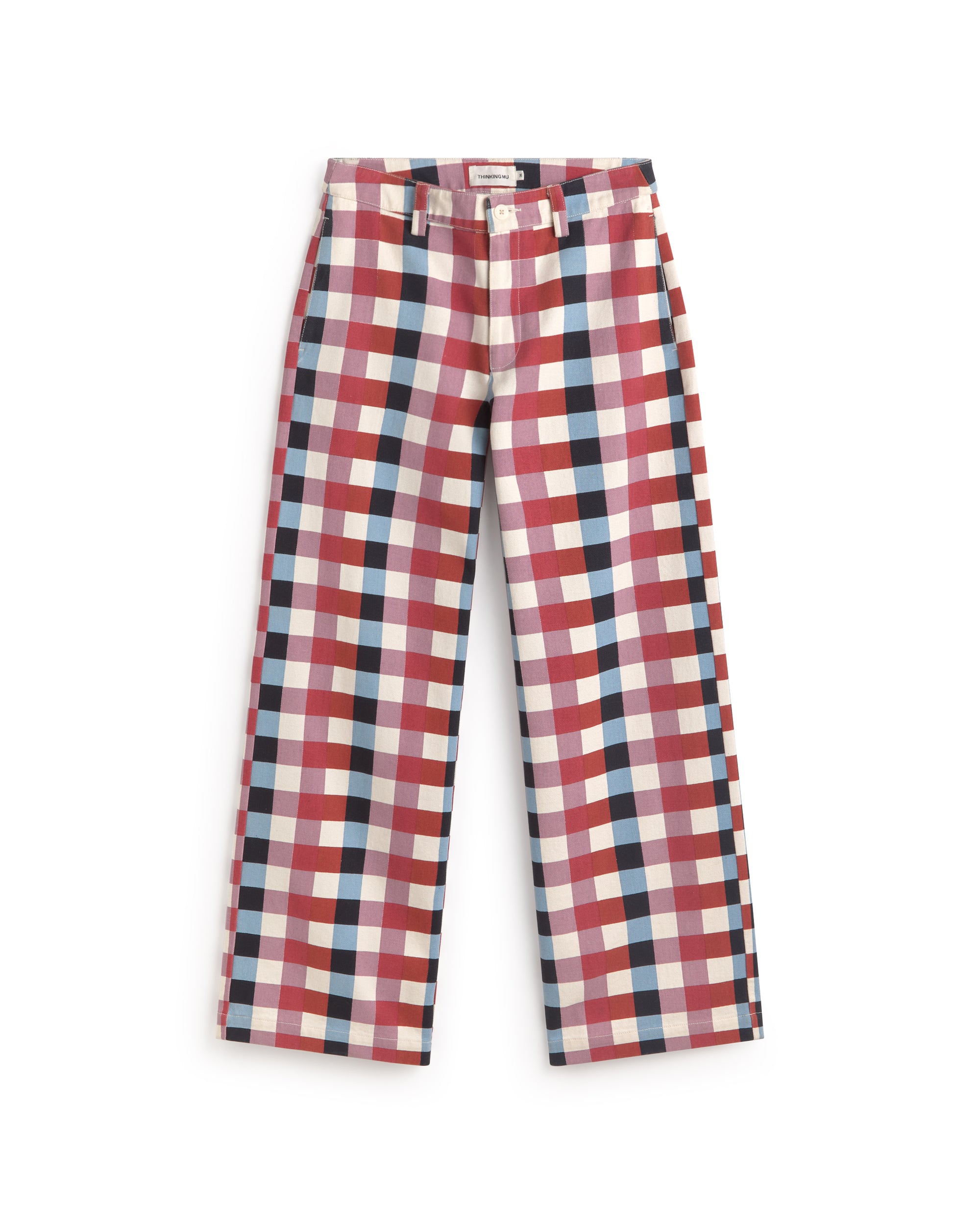 Pantalón recto cuadros cheshire Serena sostenible silueta - 1