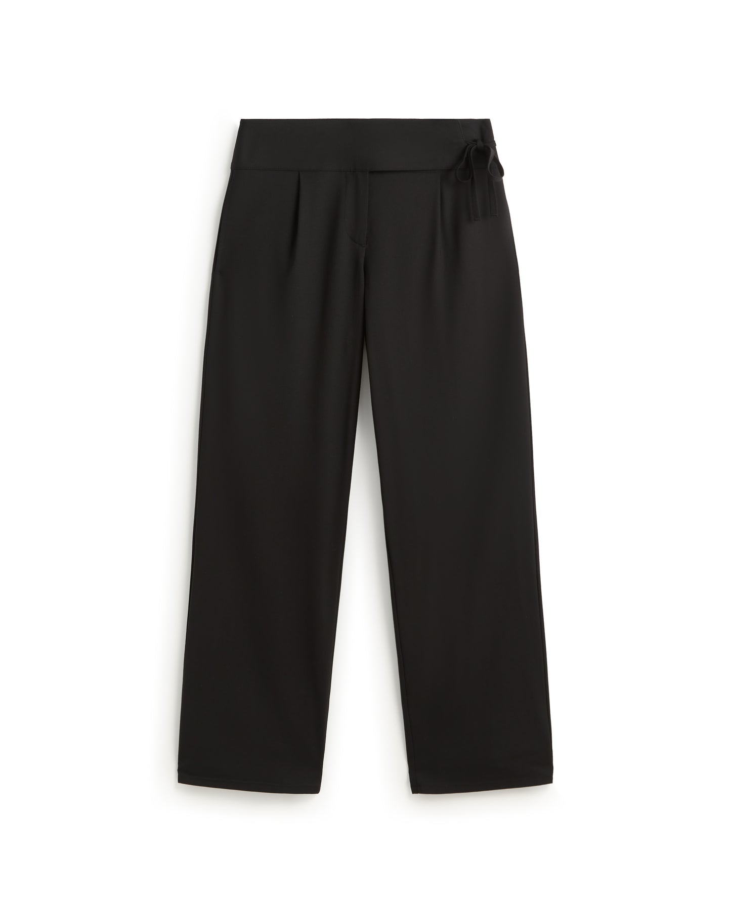 Pantalón recto lana fría Yuri sostenible silueta - 1