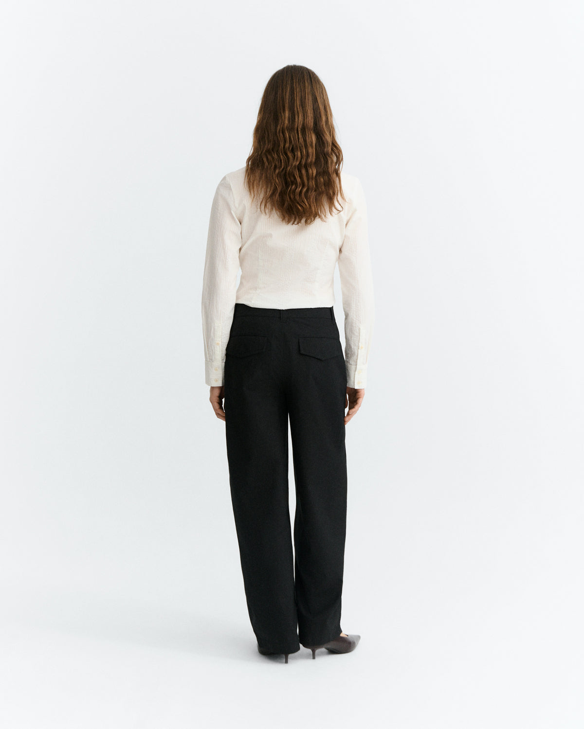 Pantalón barrel negro Marissa sostenible - 5