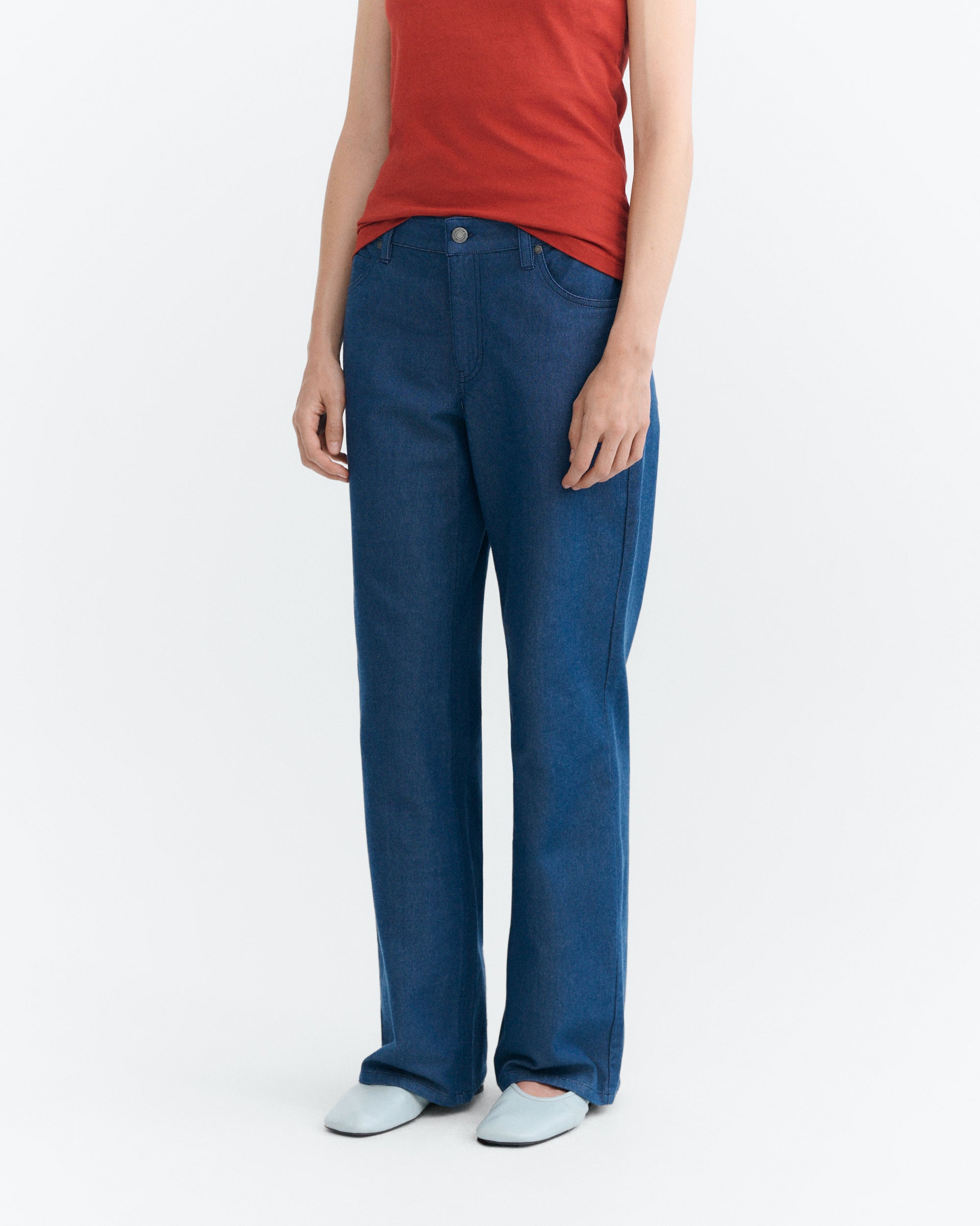 Jeans tiro bajo tinte natural  indigo Kettan sostenible - 1