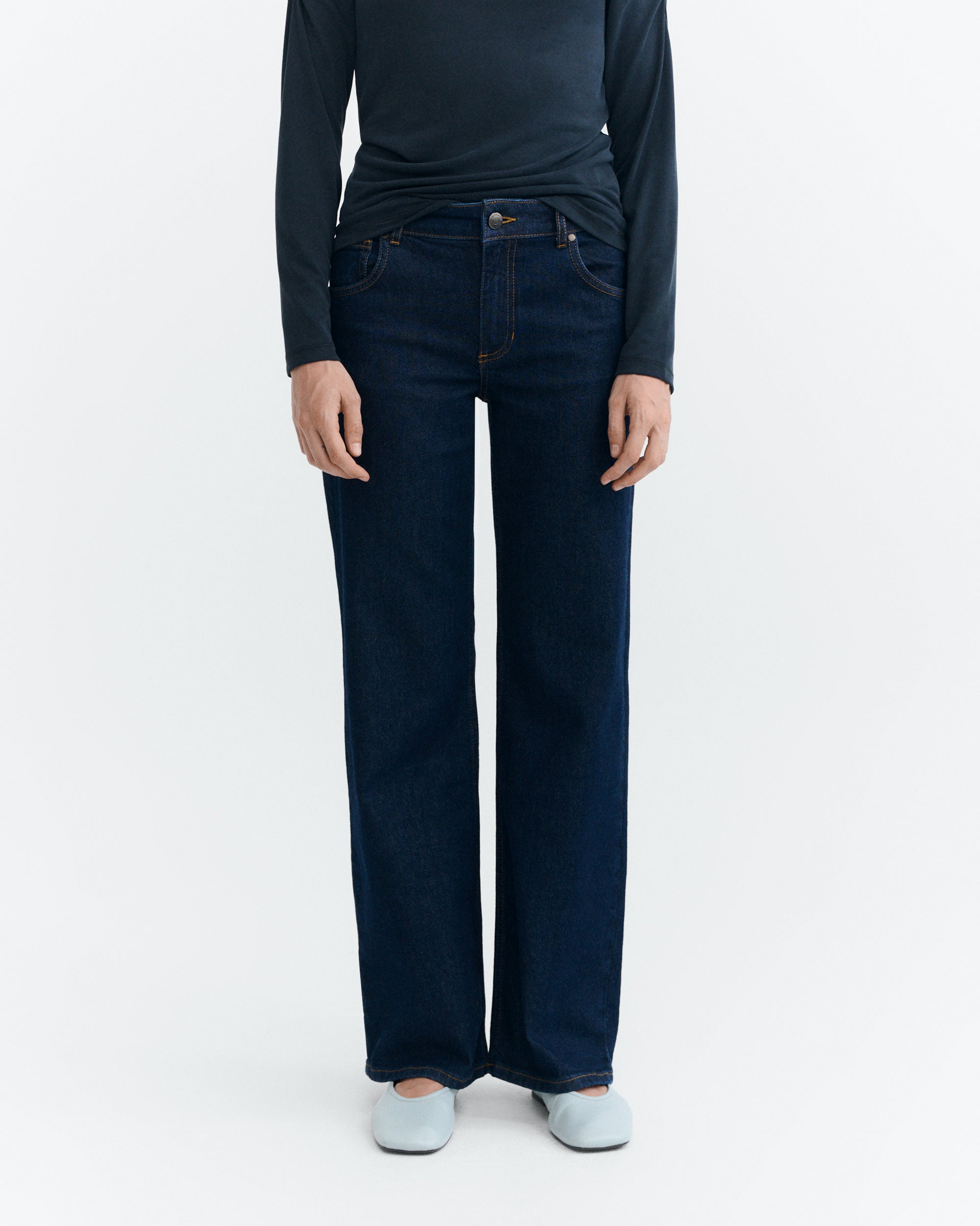 Jeans tiro bajo azul Kettan sostenible - 4