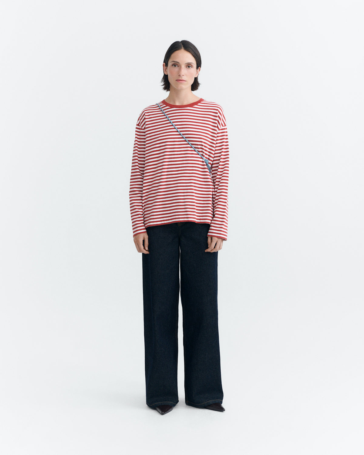 Jeans wide leg azul Hedda sostenible - 1