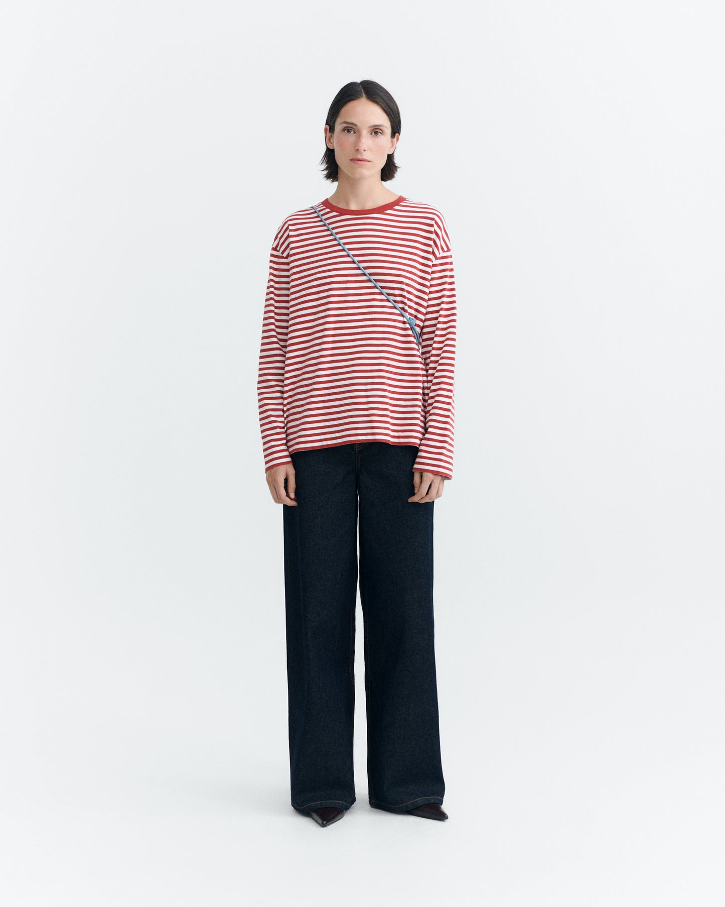 Jeans wide leg azul Hedda sostenible - 1