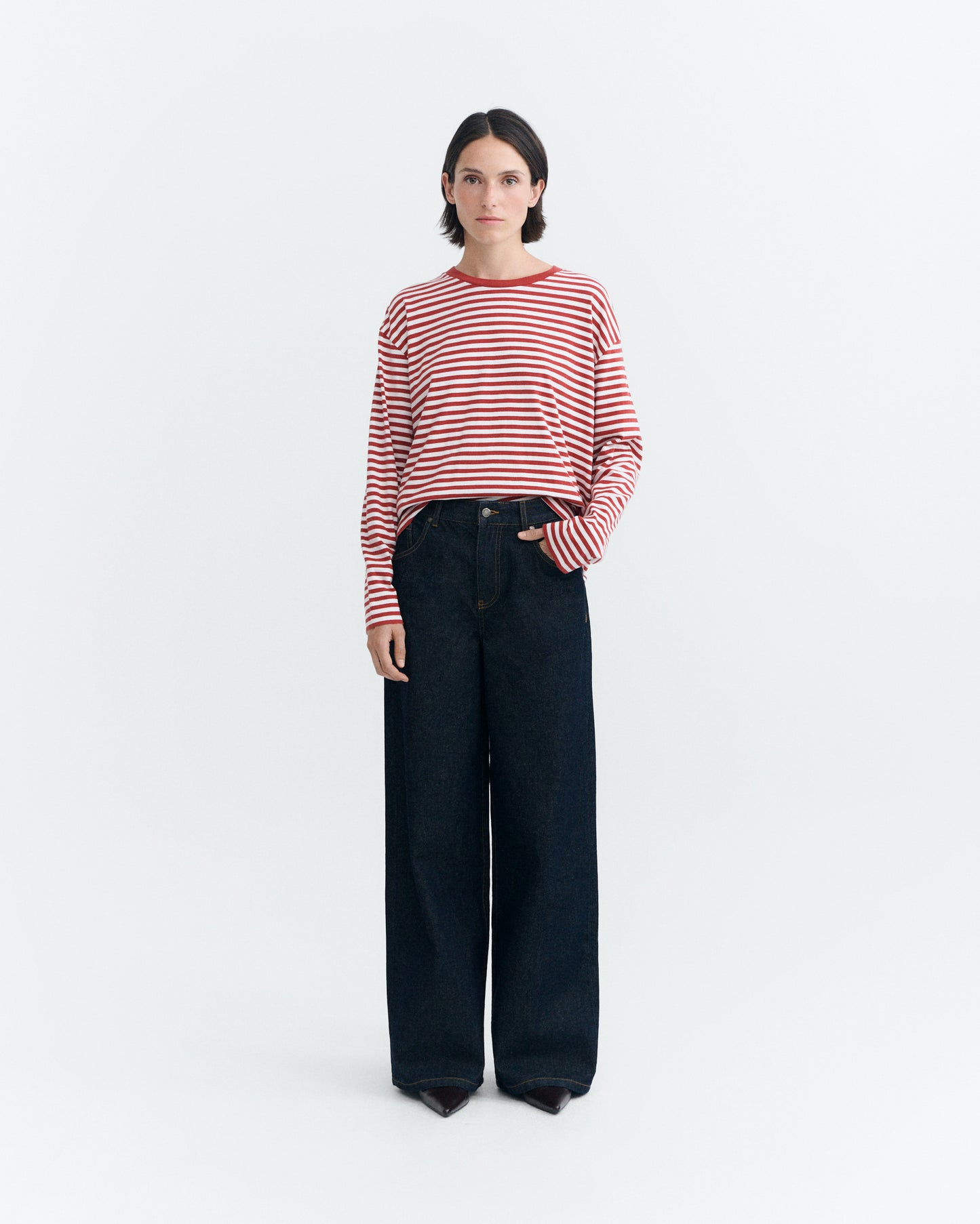 Jeans wide leg azul Hedda sostenible - 2