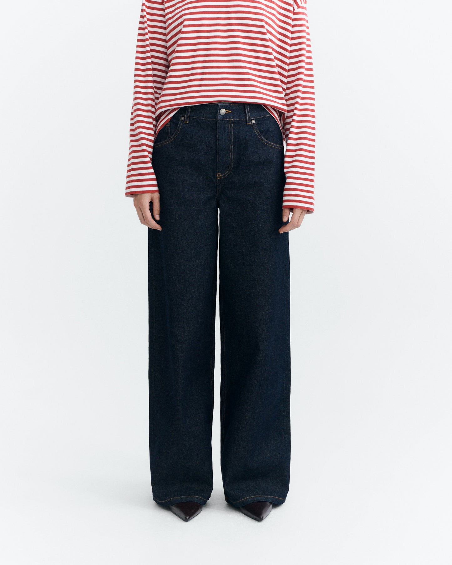 Jeans wide leg azul Hedda sostenible - 3