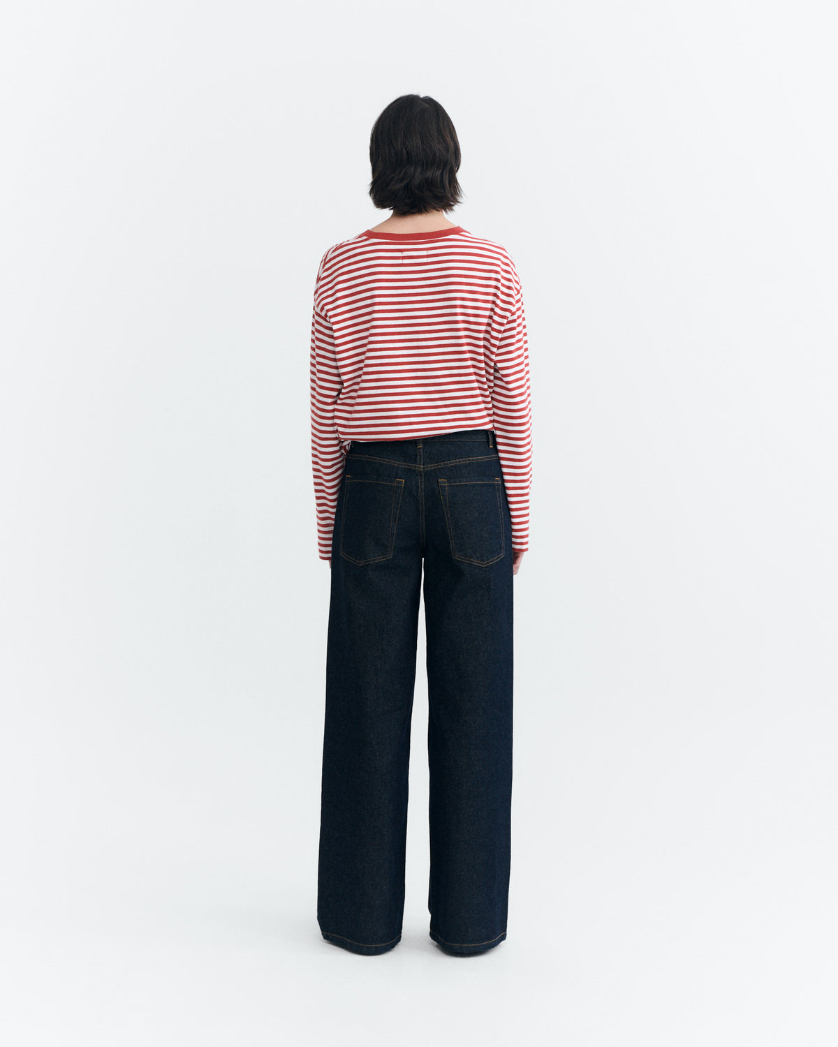 Jeans wide leg azul Hedda sostenible - 5