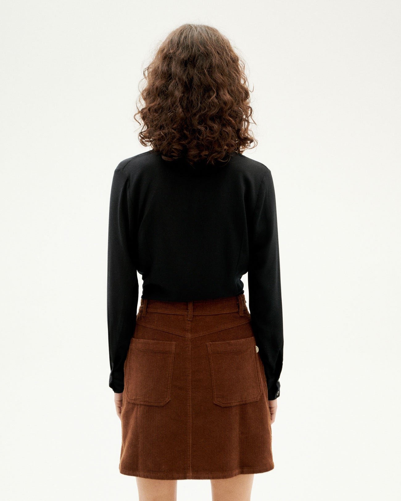 Brown corduroy skirt 5t best sale