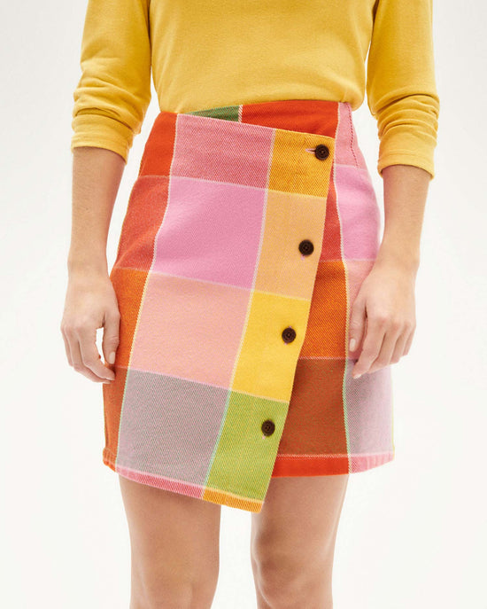 Falda multicolor Art Blanket Mila sostenible-1