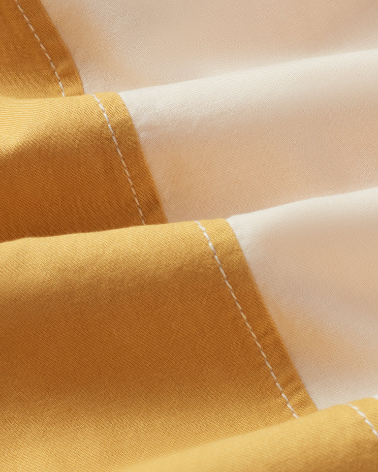 Falda amarilla patched Sofia sostenible -silueta2