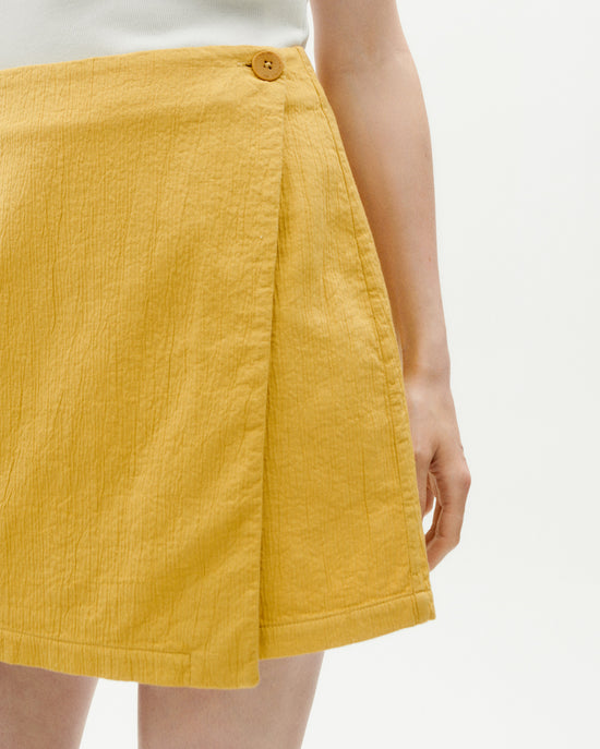 Falda amarilla Milena sostenible -3