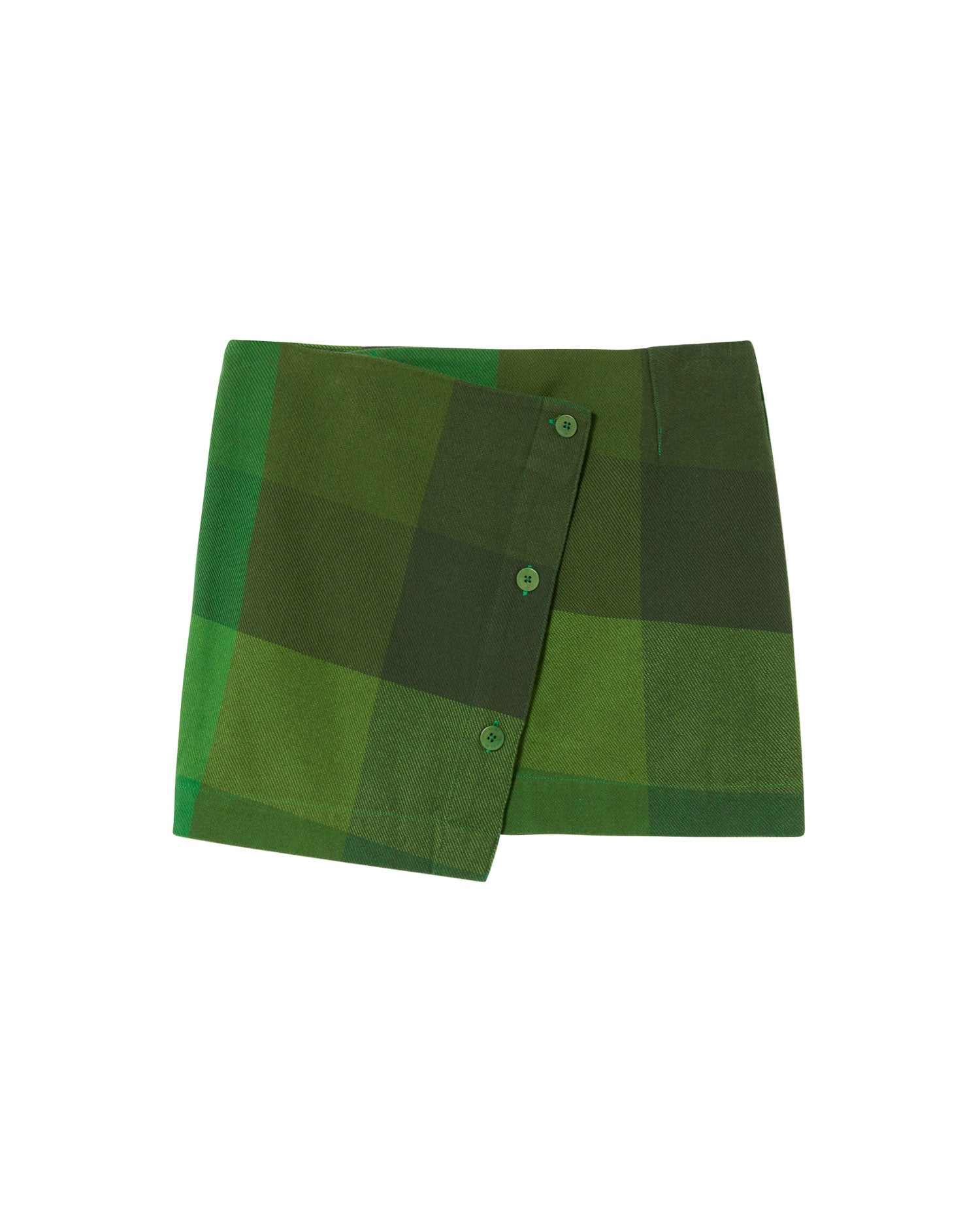 Falda verde central blanket Iggy sostenible - silueta 1