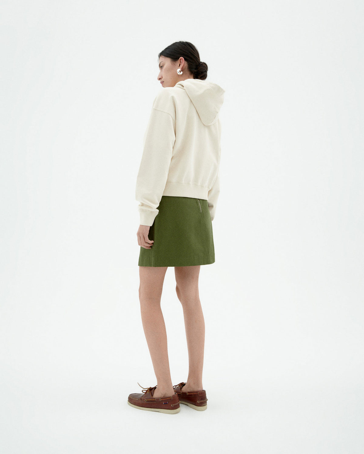 Falda verde Mabel sostenible-4