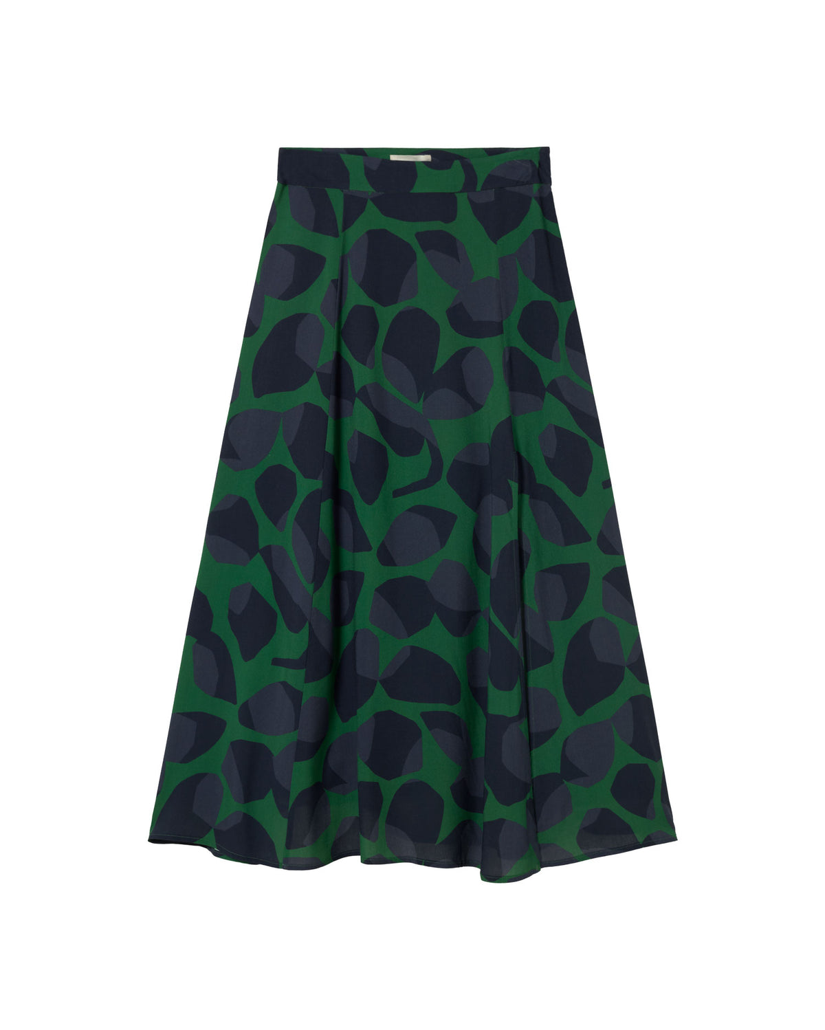 Falda verde leaf Tora sostenible - silueta 2