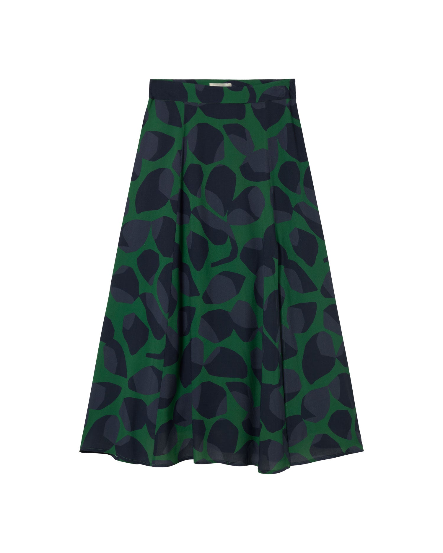 Falda verde leaf Tora sostenible - silueta 2