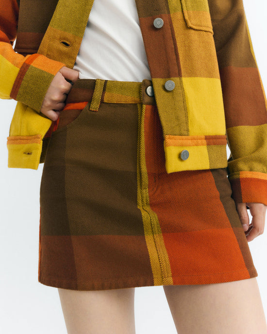 Falda mini cuadros Kimmy sostenible - 3