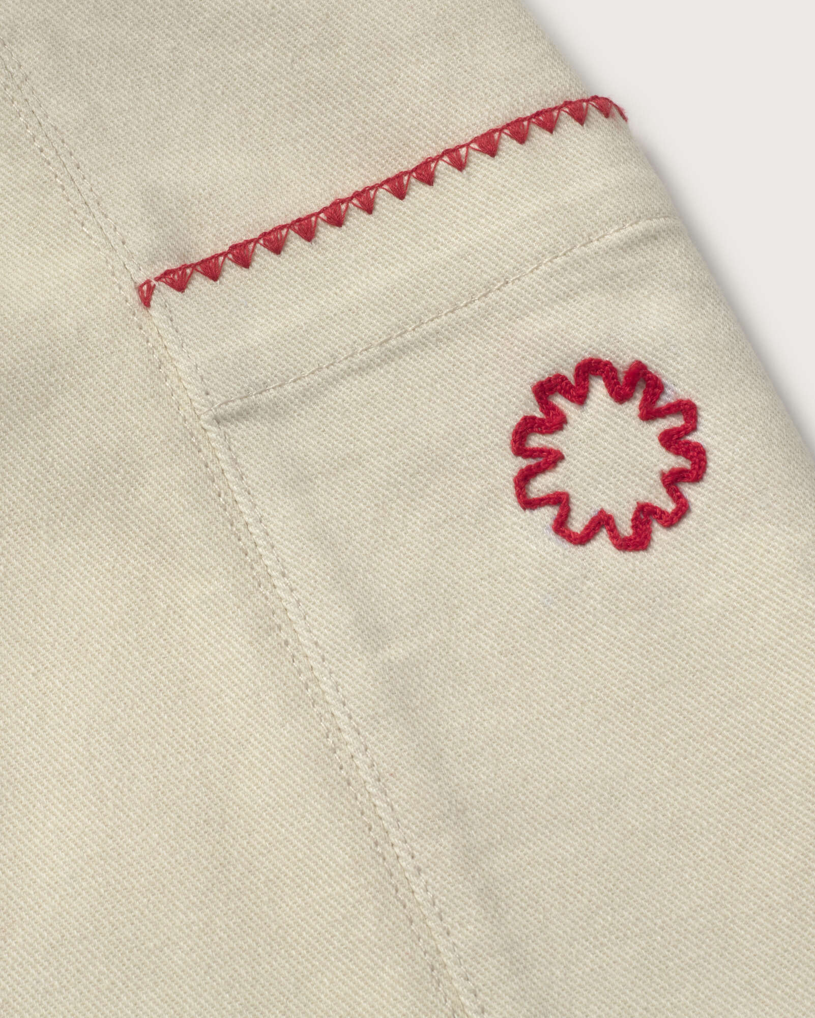 Falda corta bordada a mano Mina sostenible silueta - 2