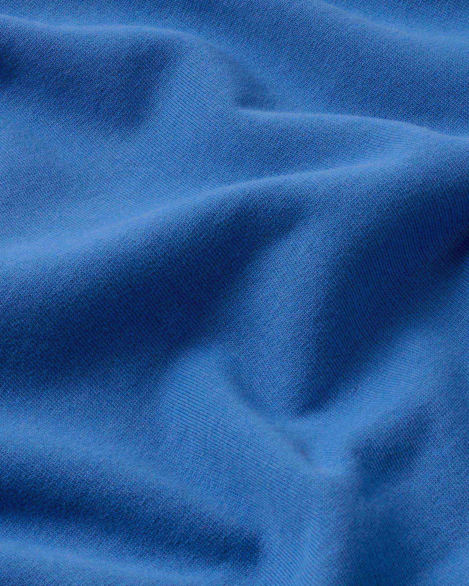 Sudadera azul Here comes the sun sostenible - silueta 2