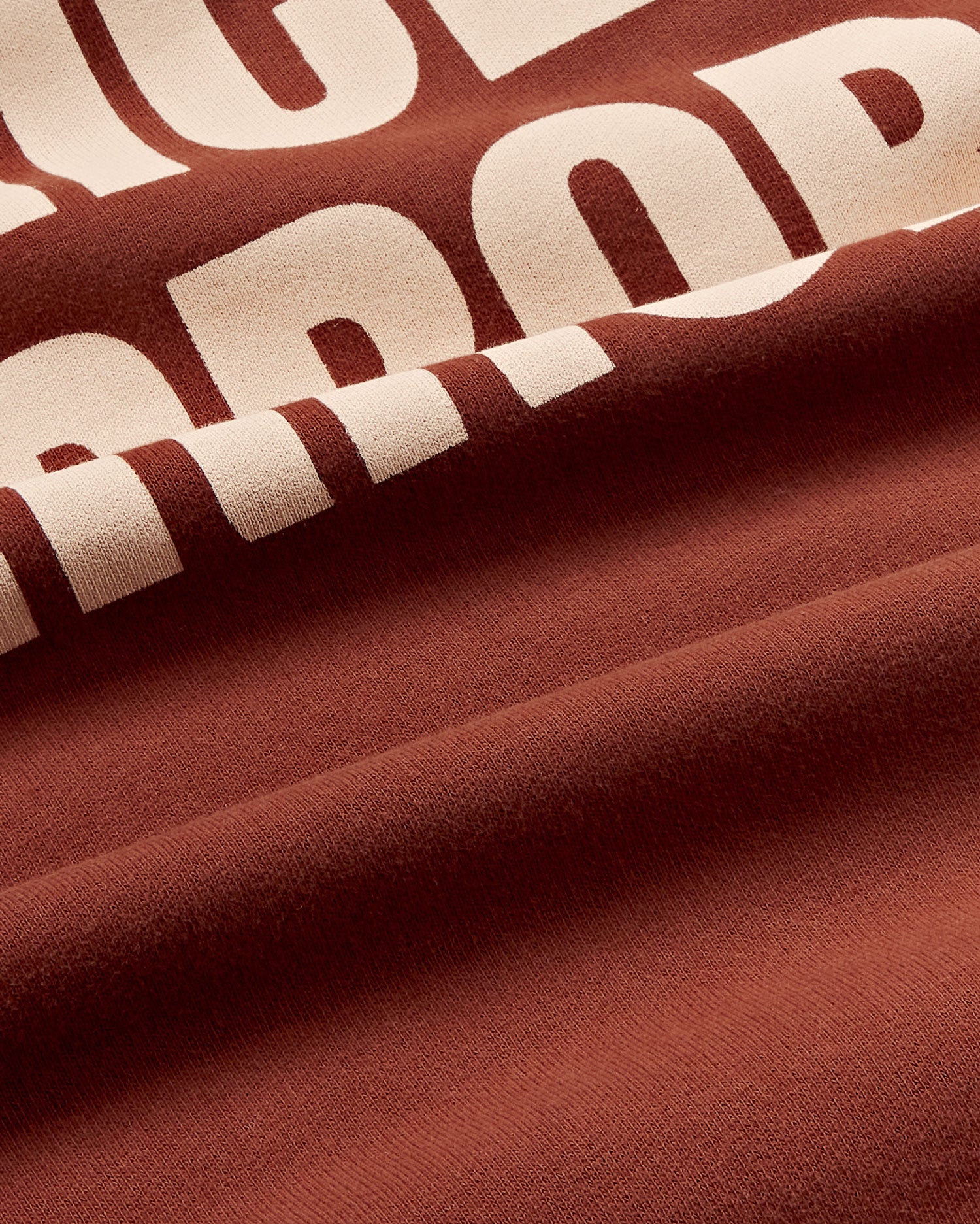 Sudadera marrón Nice error Jimena sostenible - silueta 2