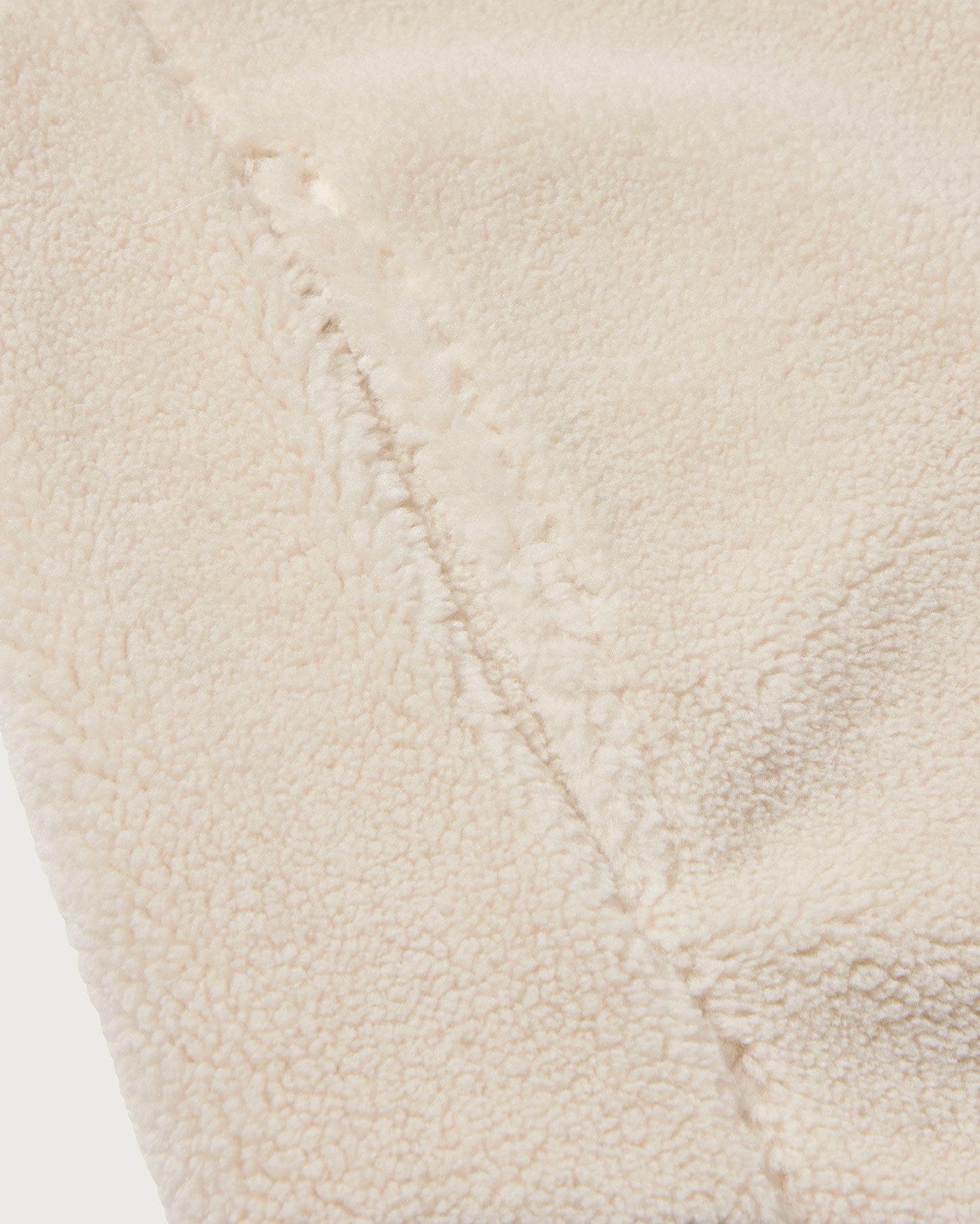 Chaleco crudo borreguito Jay sostenible - silueta 2