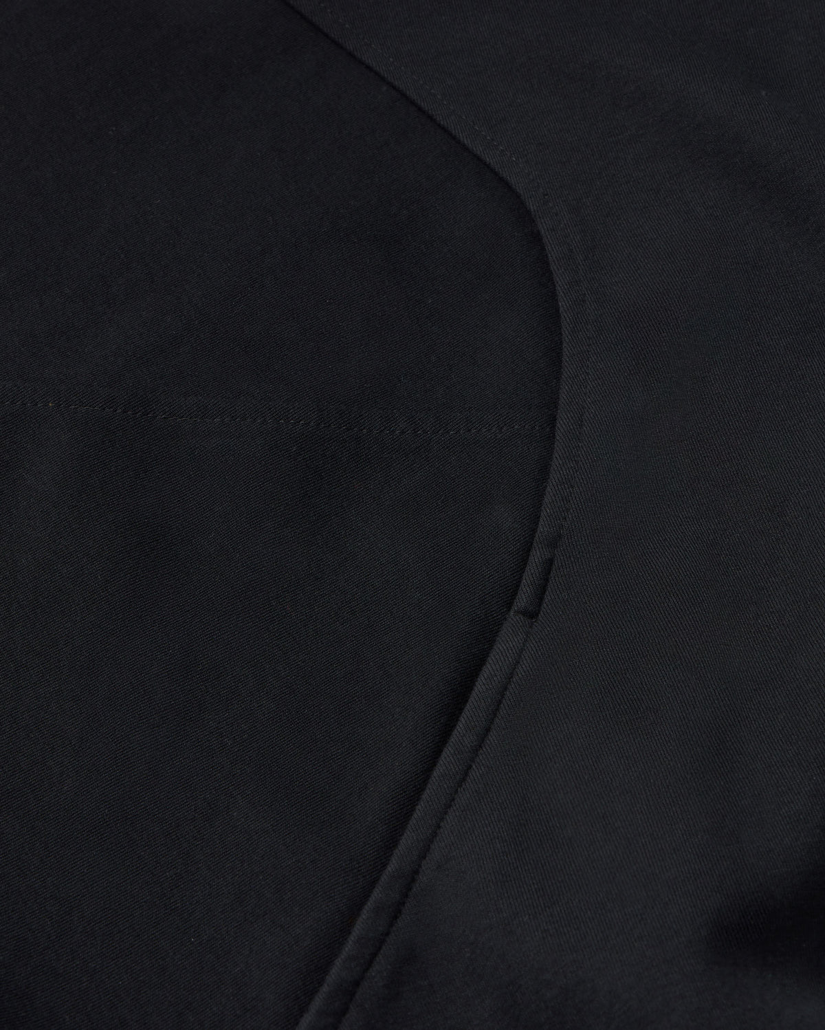 Sudadera negra Yoon sostenible - silueta 2