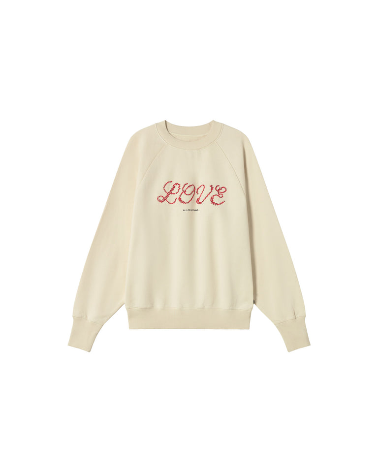 Sudadera blanca love heart Bonnie sostenible-silueta-1