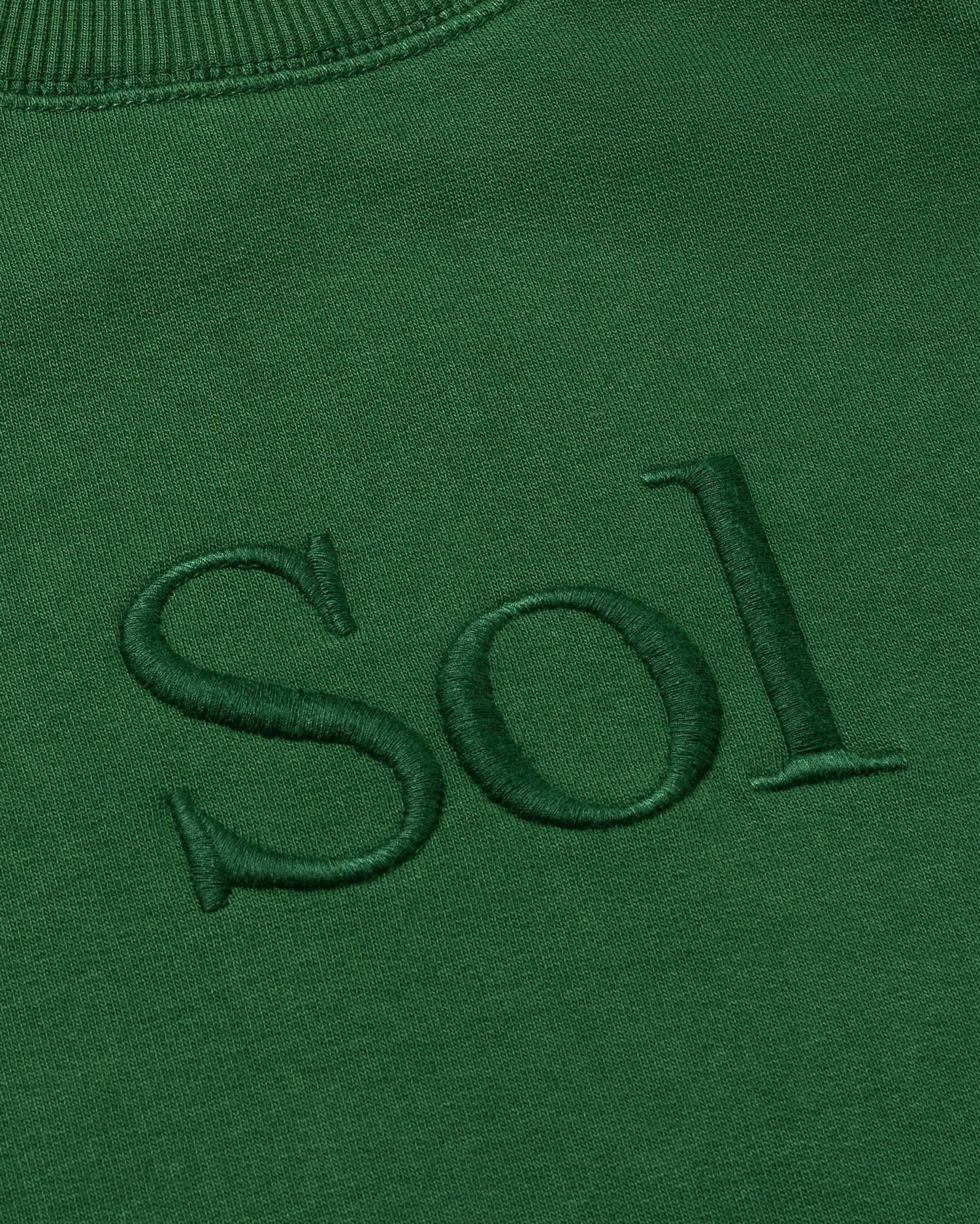Sudadera verde sol type Bonnie sostenible - silueta 3