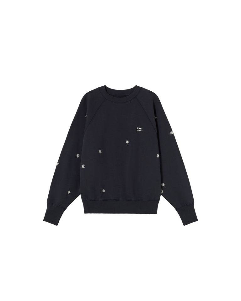 Sudadera navy solsol Bonnie sostenible-silueta-1