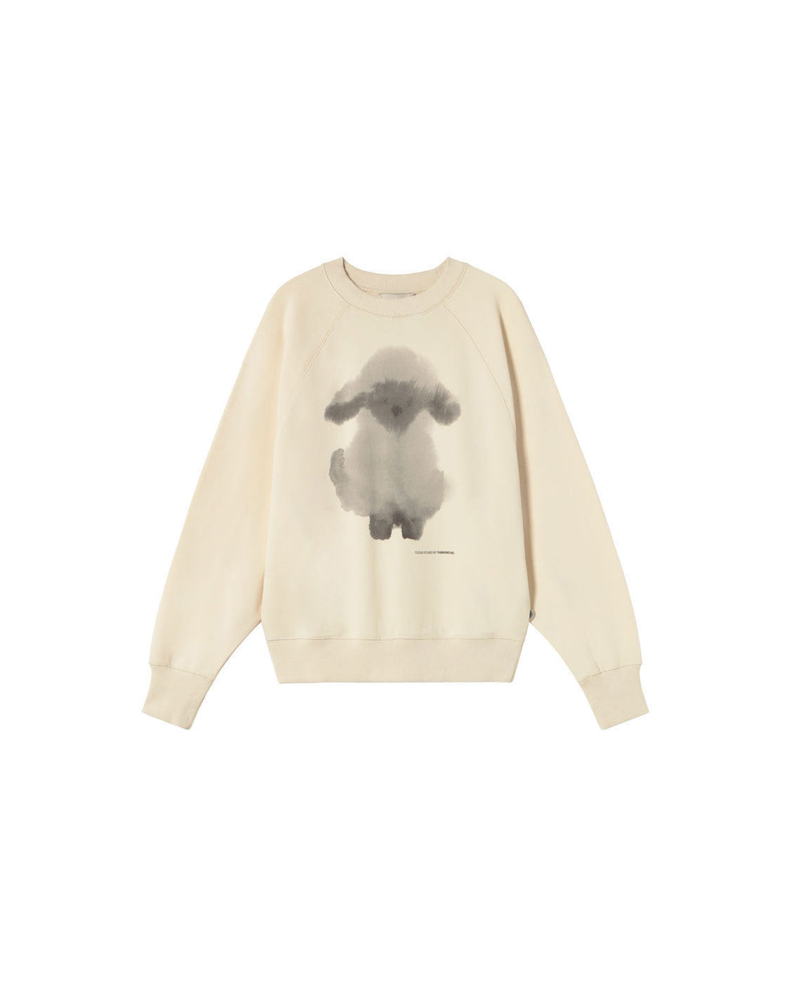 Sudadera cloud sheep Bonnie sostenible silueta - 1