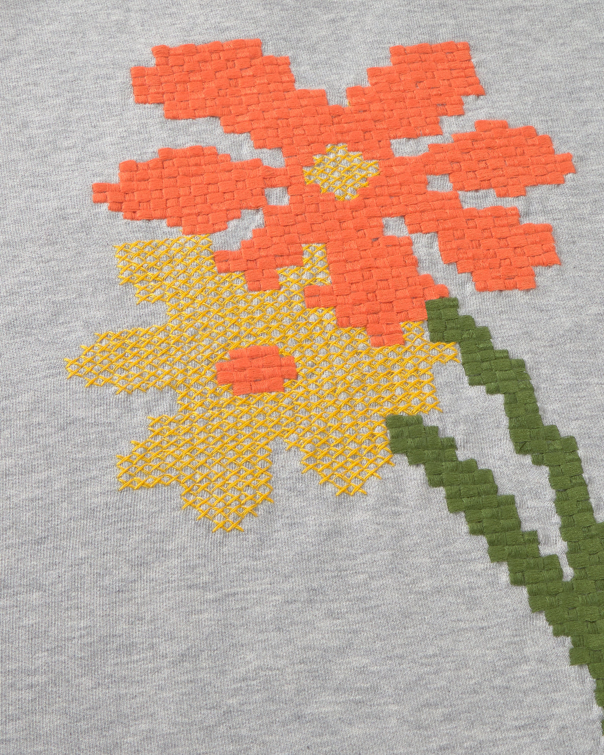 Sudadera bordada poppy Jodie sostenible silueta - 2