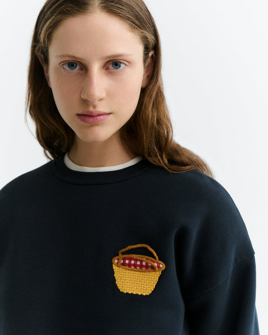 Sudadera bordada basket Jodie sostenible - 3