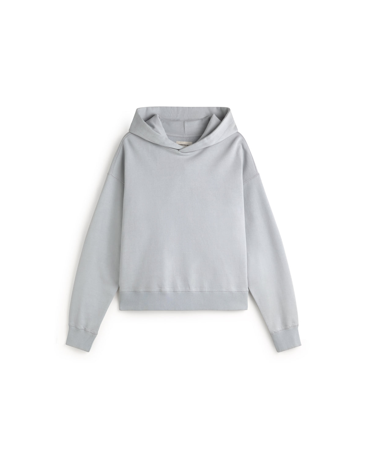 Hoodie azul sol azul oscuro espalda Valeria sostenible silueta - 1