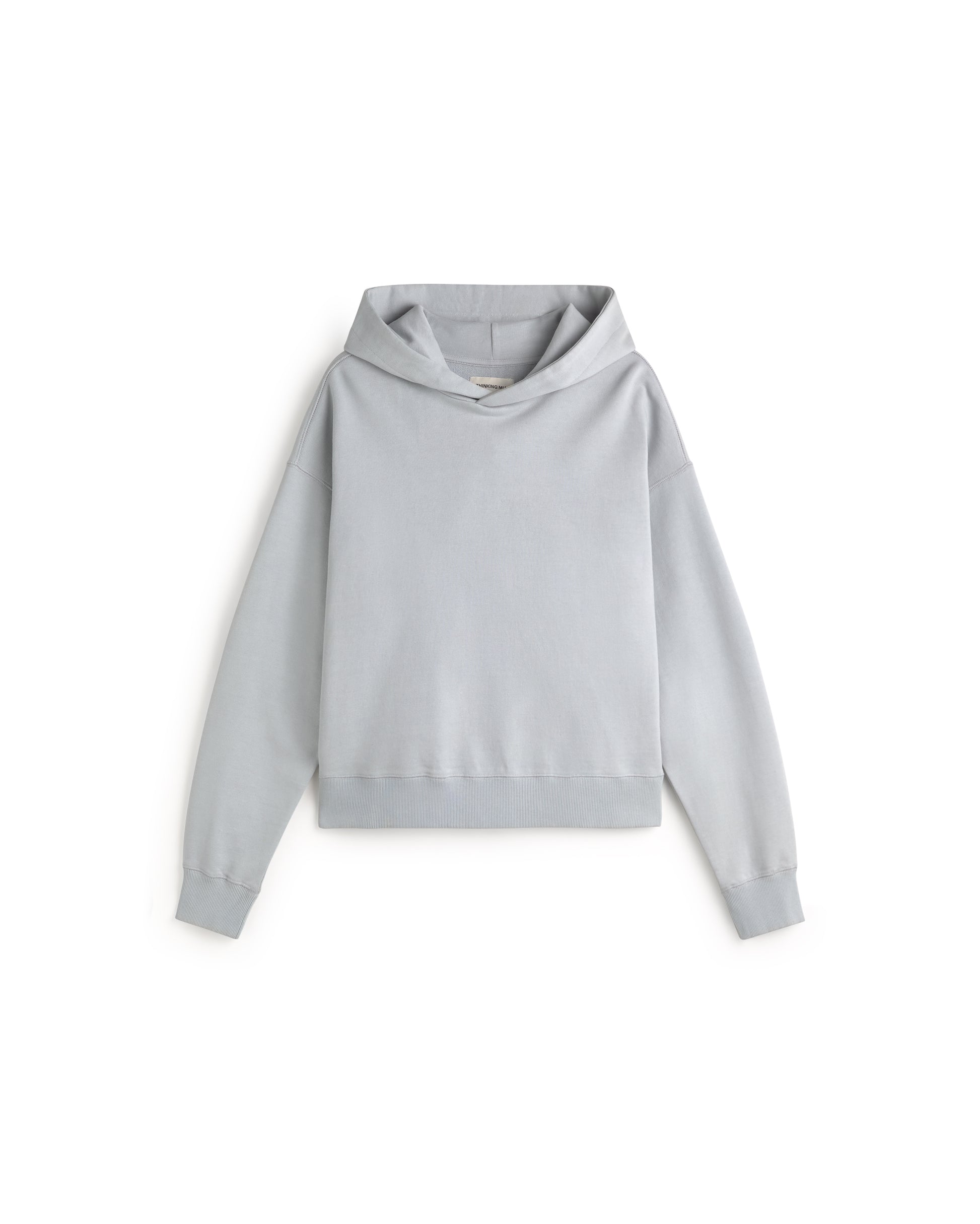 Hoodie azul sol azul oscuro espalda Valeria sostenible silueta - 1