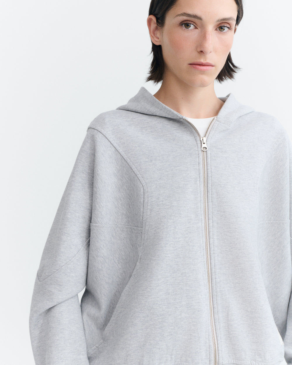Hoodie oversize gris Yoon sostenible - 3