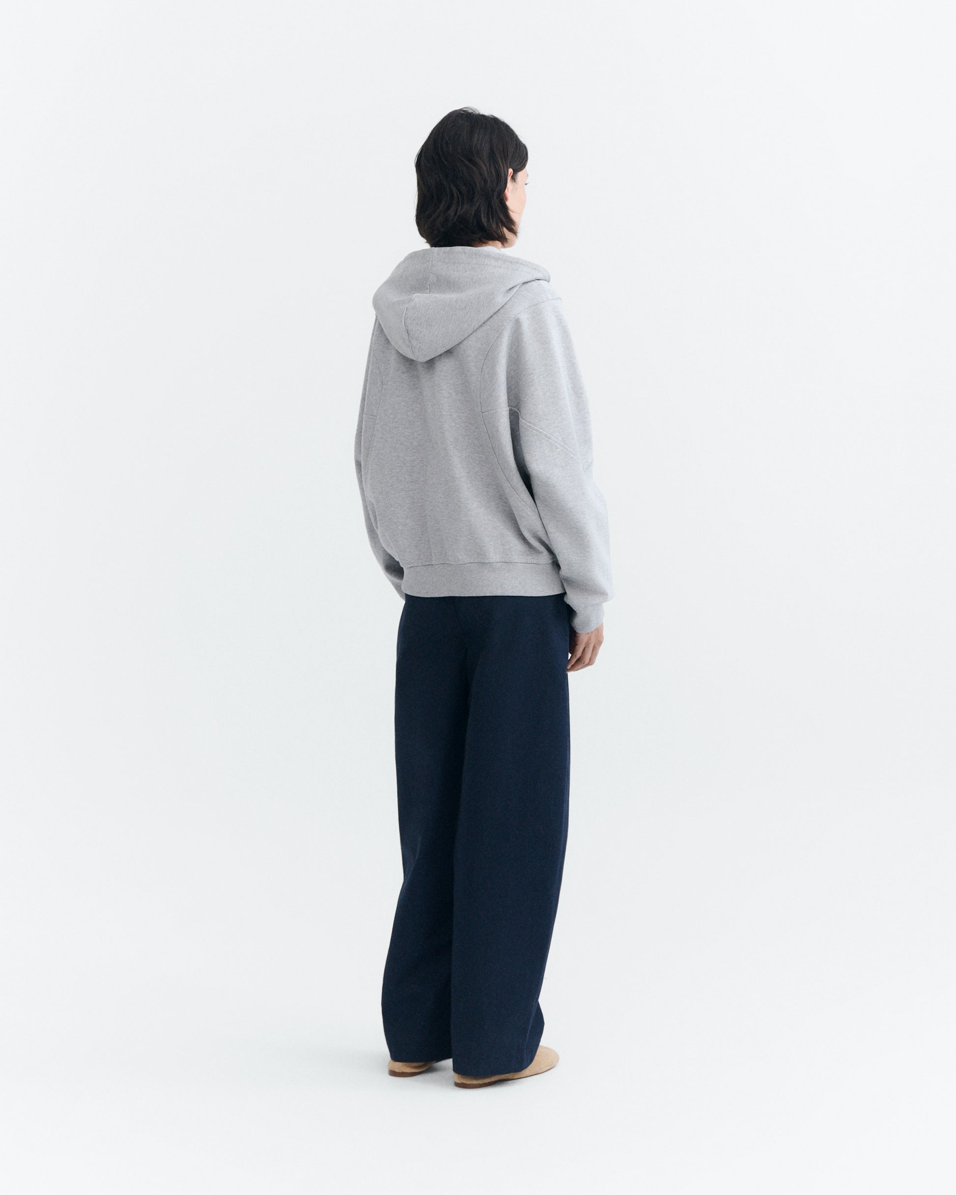 Hoodie oversize gris Yoon sostenible - 5