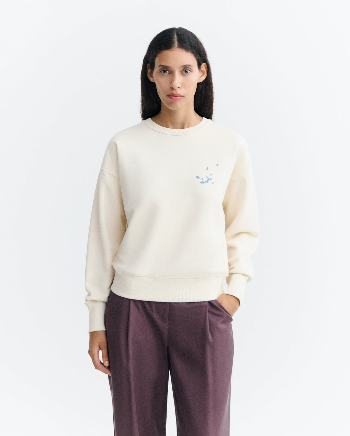 Sudadera cruda dandelion Jodie sostenible - 2