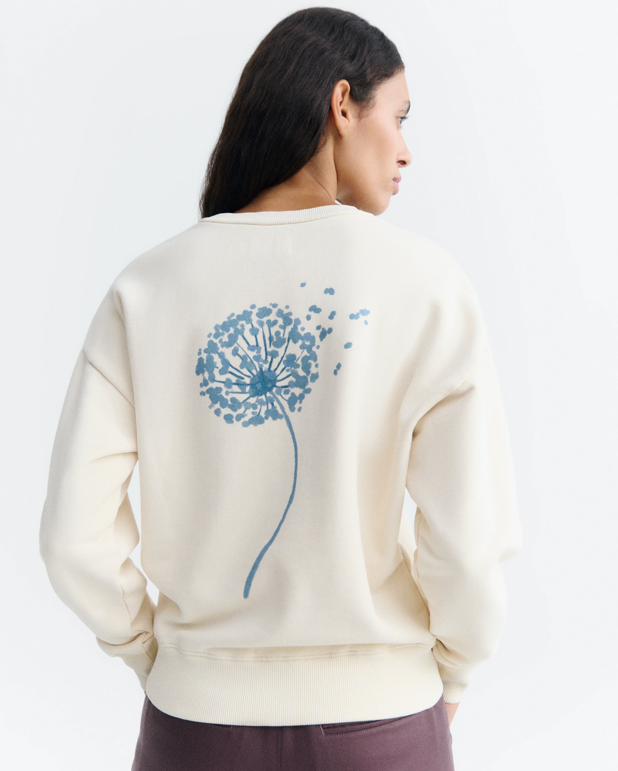 Sudadera cruda dandelion Jodie sostenible - 4