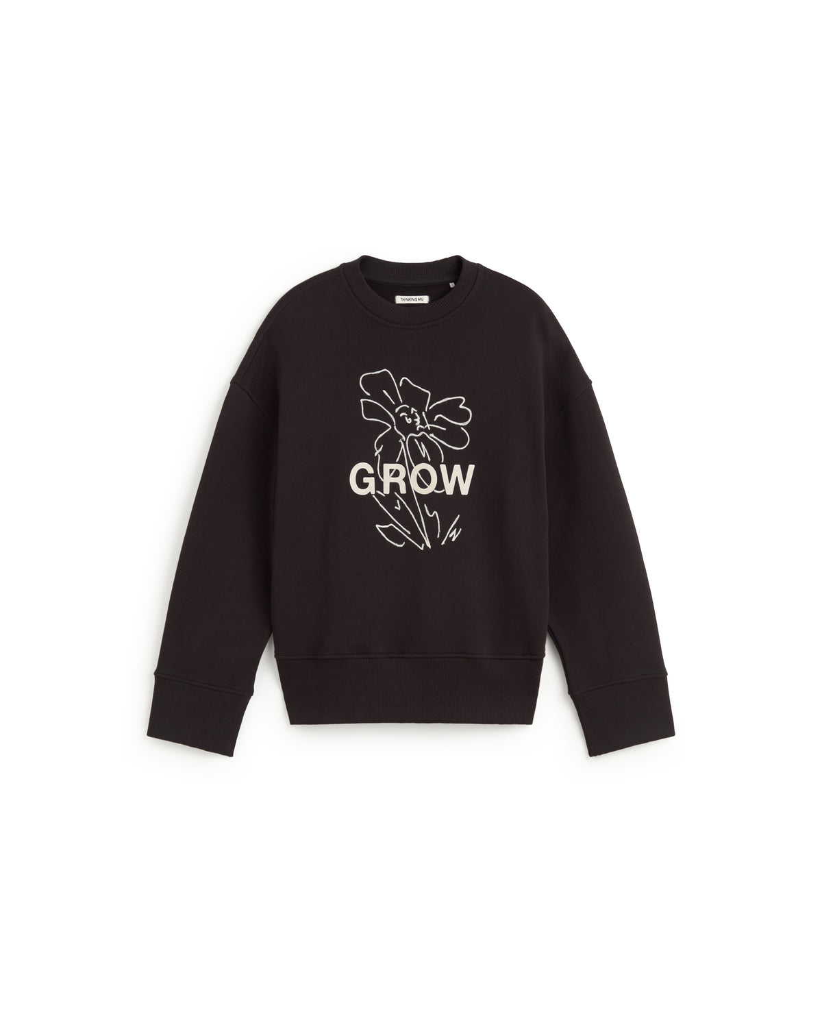 Sudadera bordada grow Jimena sostenible silueta - 1