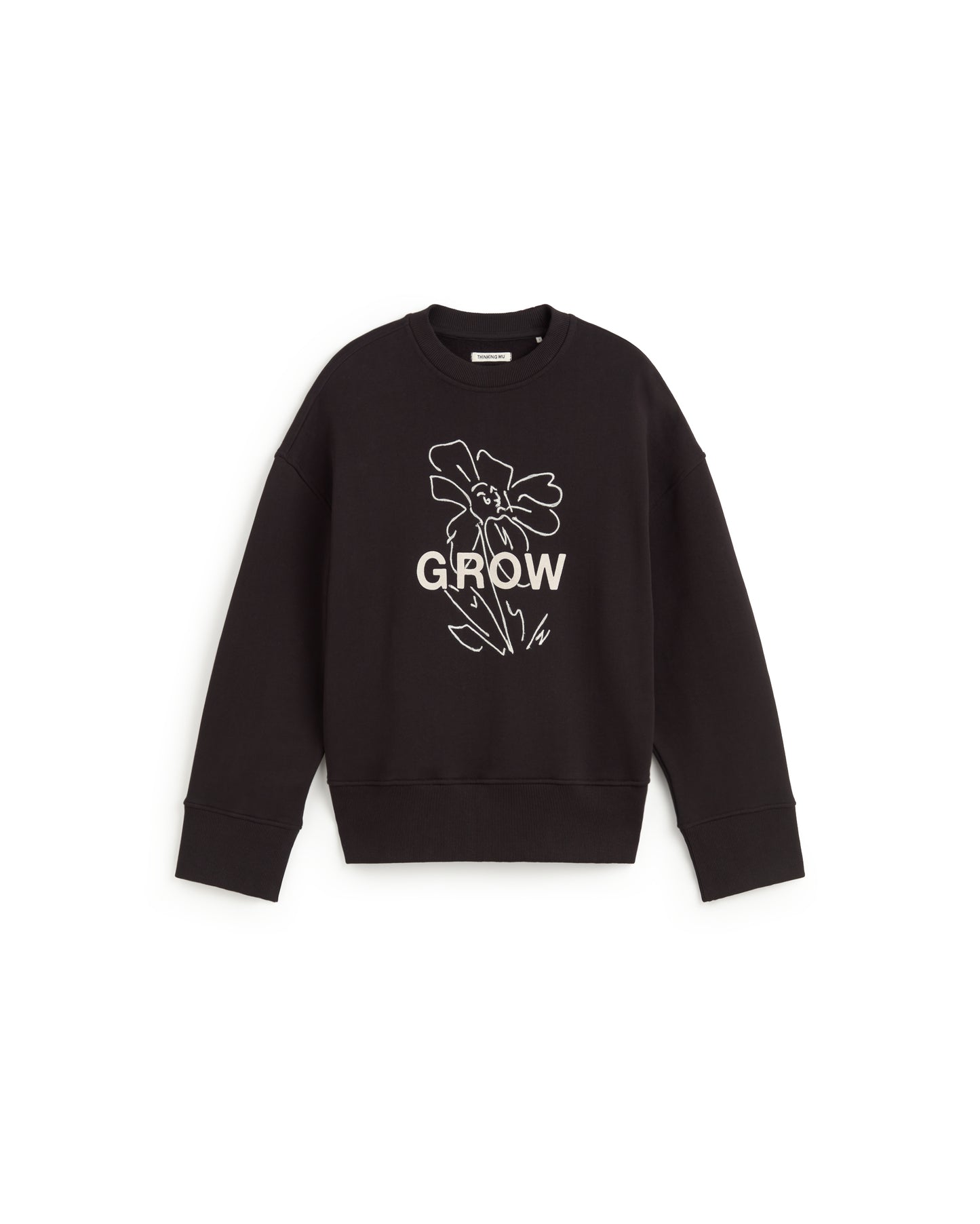 Sudadera bordada grow Jimena sostenible silueta - 1